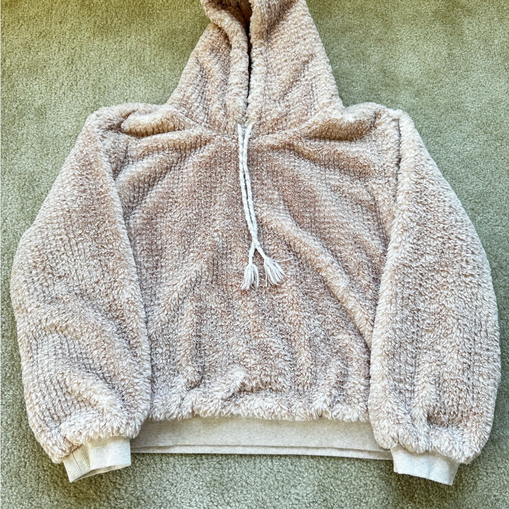 Cozy pink Hooded Sweater